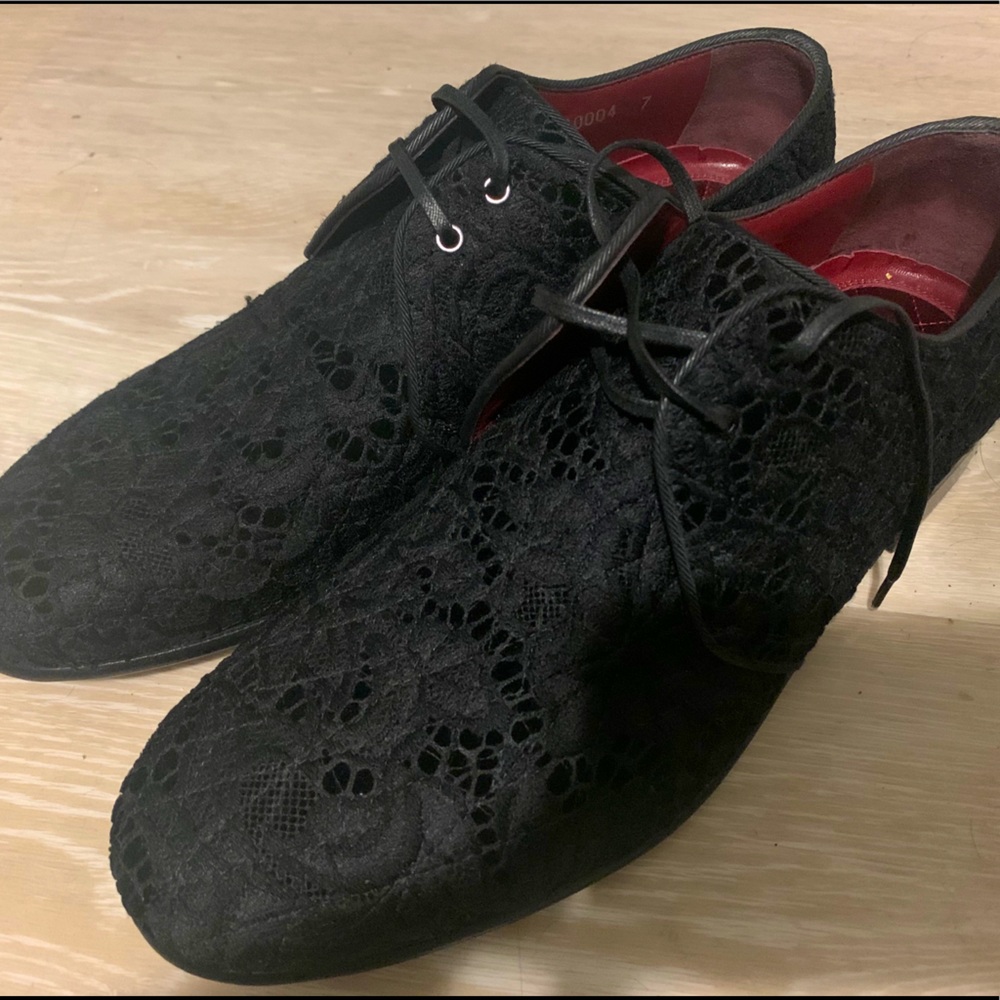 Dolce and Gabbana Black Dress Shoes